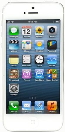 Смартфон Apple iPhone 5 32Gb White & Silver - Шадринск